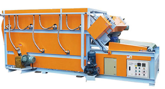 الجودة  EVA Sheet Batch Off Cooling Machine With 7 Water Wheels And 800mm Slice Width مصنع